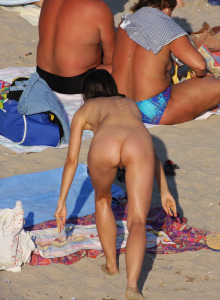 Nudists beach couples