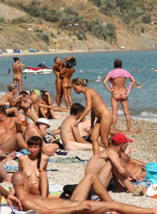 Real nude girls from nudist beach